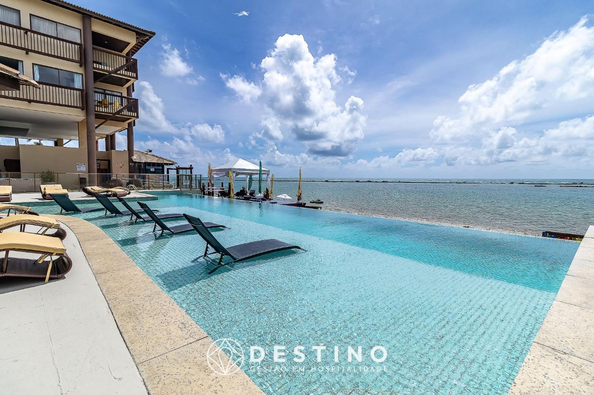 Cobertura Em Barra Bali, Exclusiva Pe Na Areia, Luxo E Vista Deslumbrante - Destino Bsm 402 Apartamento Barra de São Miguel Exterior foto